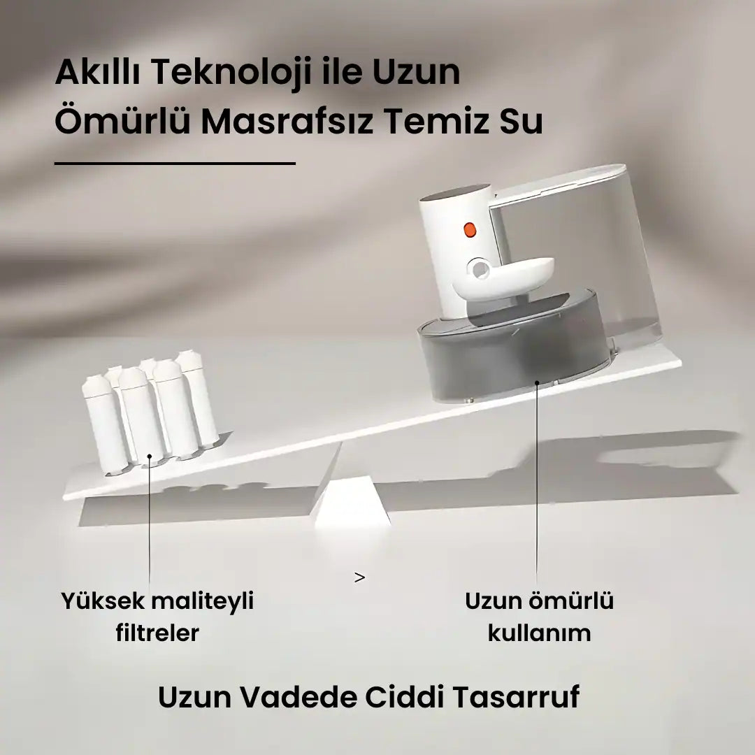 Kablosuz su kabı, Su pınarı filtre