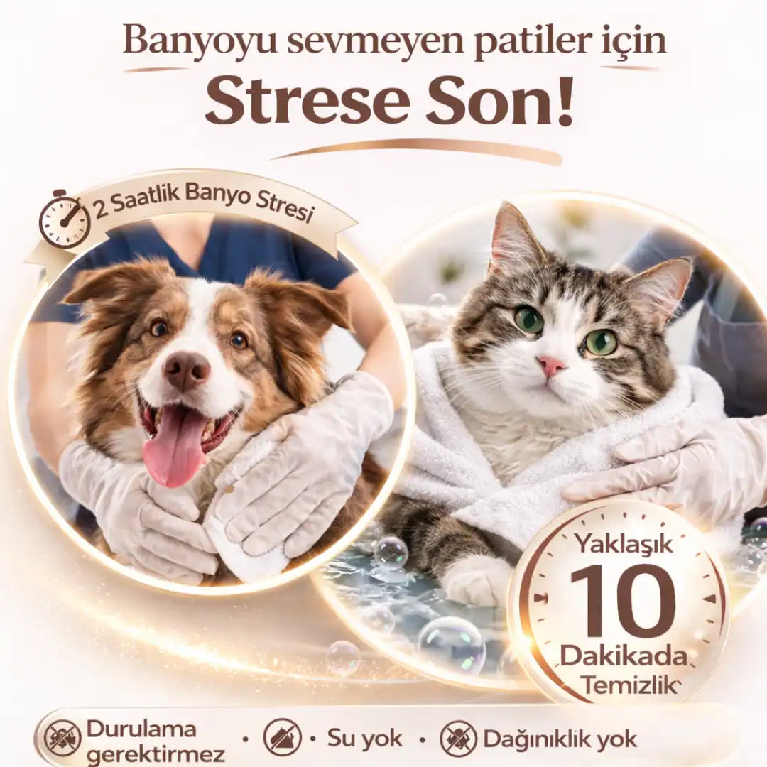Temizlik Eldiveni - Kedi&Köpek - 20li - 6lı Paket Adet