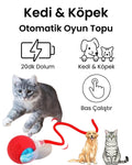 Kuyruklu Otomatik Yuvarlanan Oyun Topu