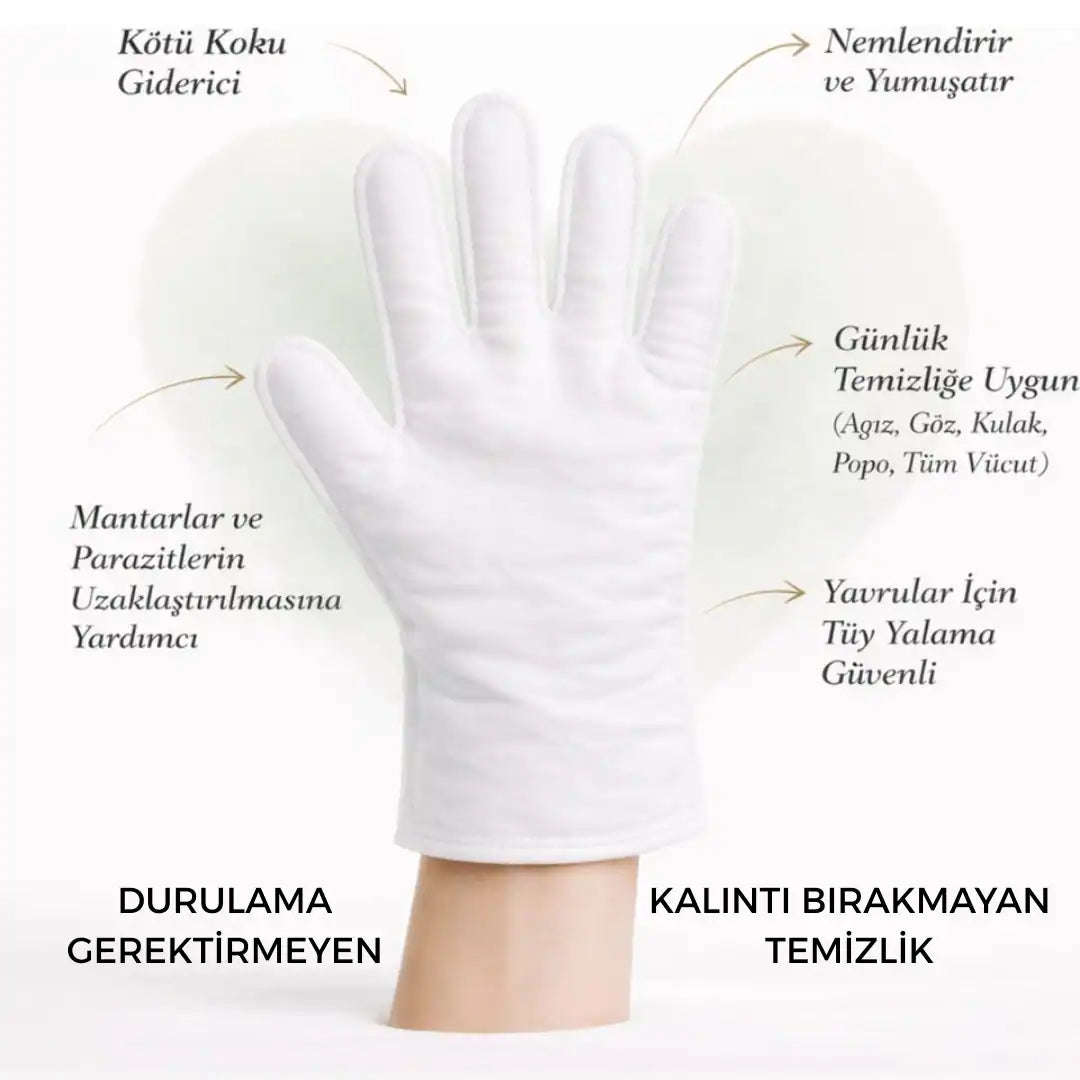 Temizlik Eldiveni - Kedi&Köpek - 20li - 6lı Paket Adet